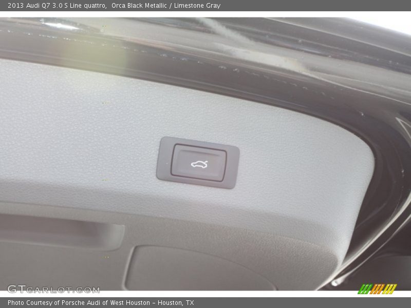 Orca Black Metallic / Limestone Gray 2013 Audi Q7 3.0 S Line quattro
