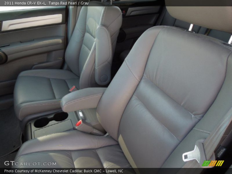 Tango Red Pearl / Gray 2011 Honda CR-V EX-L