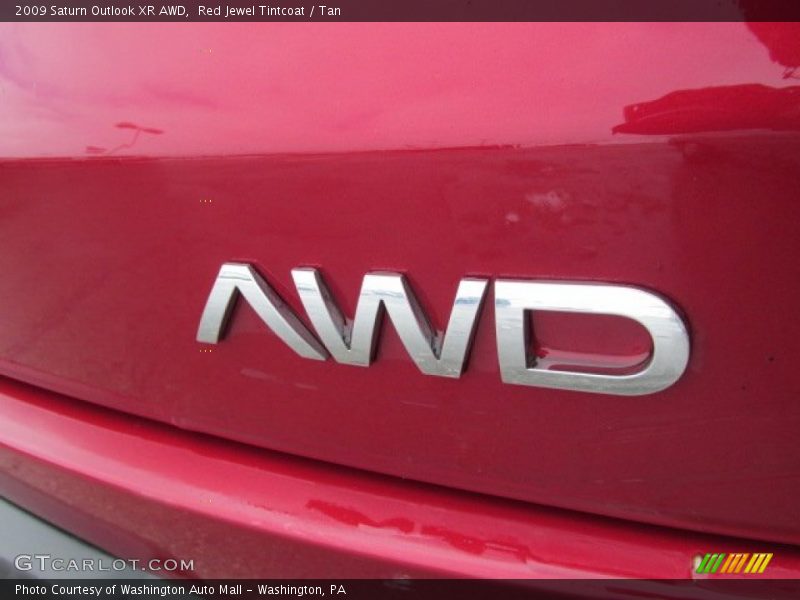 Red Jewel Tintcoat / Tan 2009 Saturn Outlook XR AWD