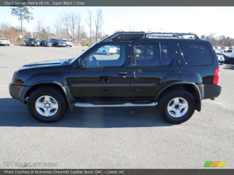 Super Black / Gray 2003 Nissan Xterra XE V6