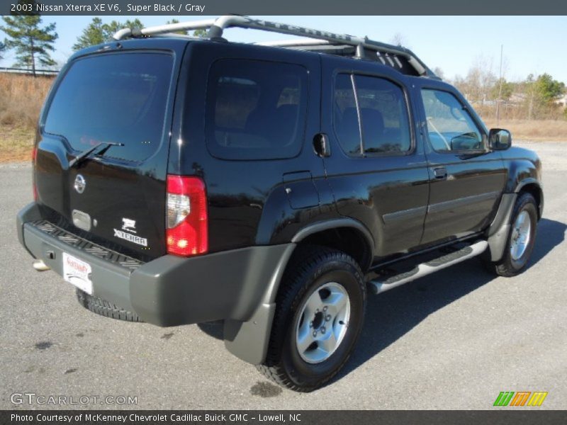 Super Black / Gray 2003 Nissan Xterra XE V6