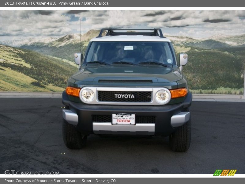 Army Green / Dark Charcoal 2013 Toyota FJ Cruiser 4WD
