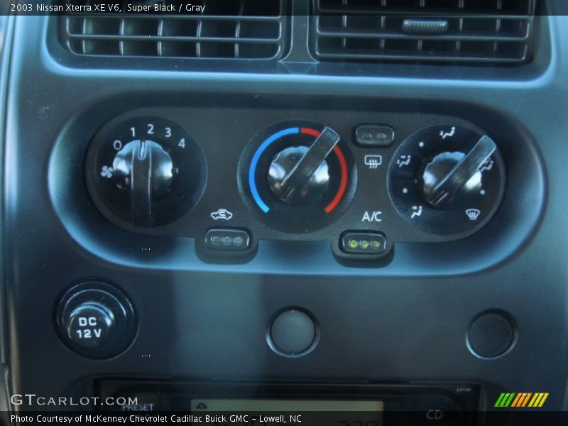 Controls of 2003 Xterra XE V6