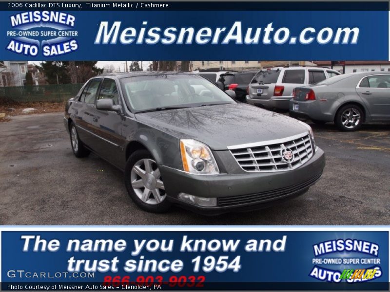 Titanium Metallic / Cashmere 2006 Cadillac DTS Luxury
