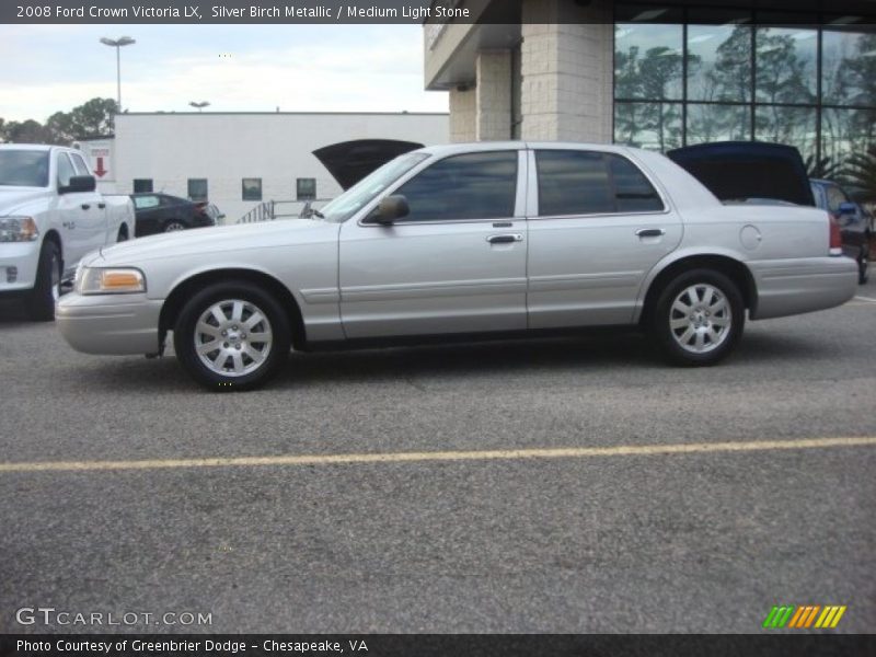  2008 Crown Victoria LX Silver Birch Metallic