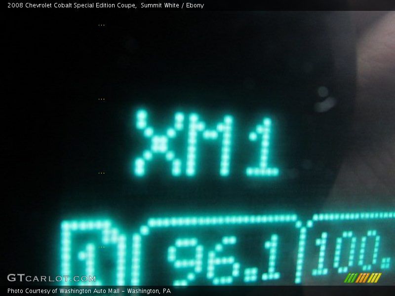 Summit White / Ebony 2008 Chevrolet Cobalt Special Edition Coupe