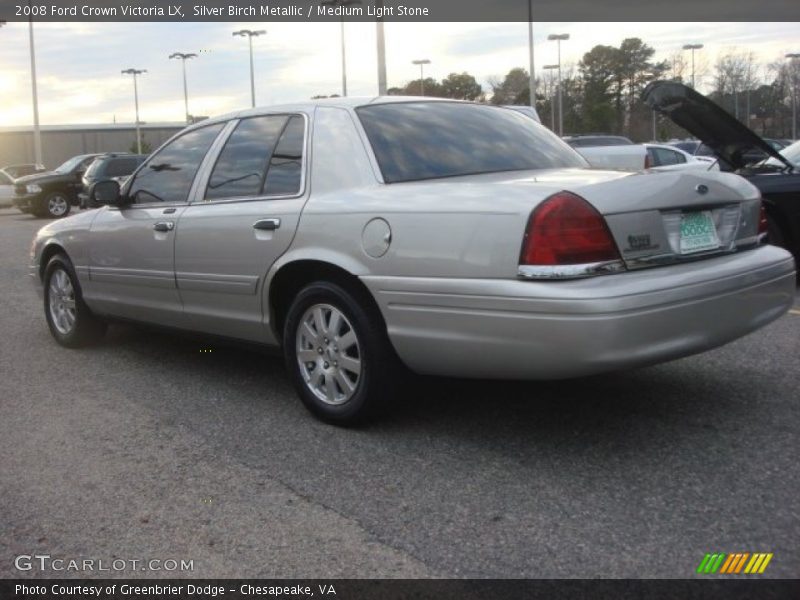 Silver Birch Metallic / Medium Light Stone 2008 Ford Crown Victoria LX