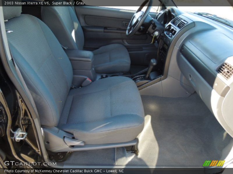 Super Black / Gray 2003 Nissan Xterra XE V6