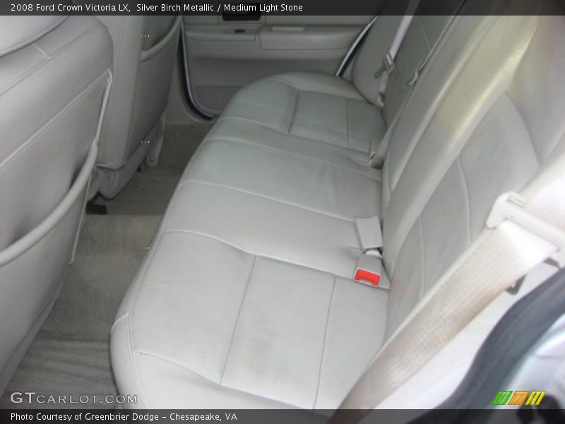 Rear Seat of 2008 Crown Victoria LX