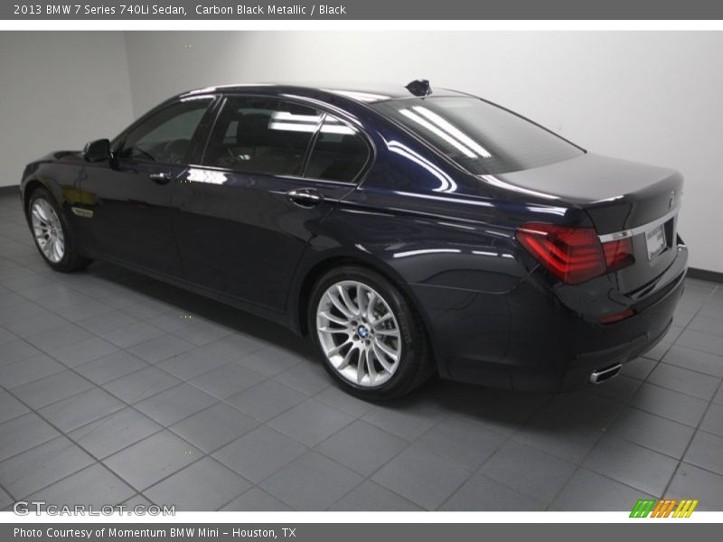 Carbon Black Metallic / Black 2013 BMW 7 Series 740Li Sedan