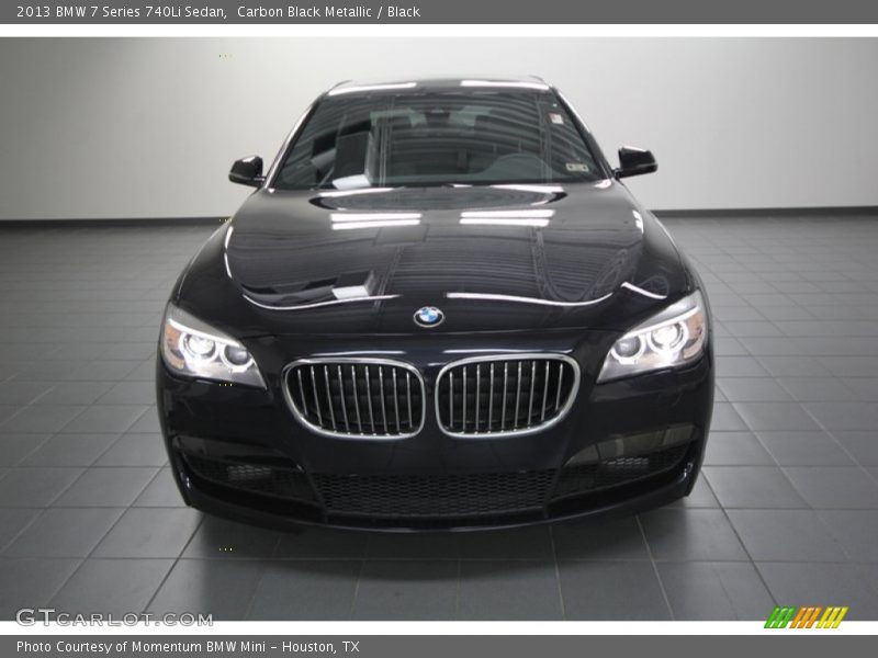 Carbon Black Metallic / Black 2013 BMW 7 Series 740Li Sedan