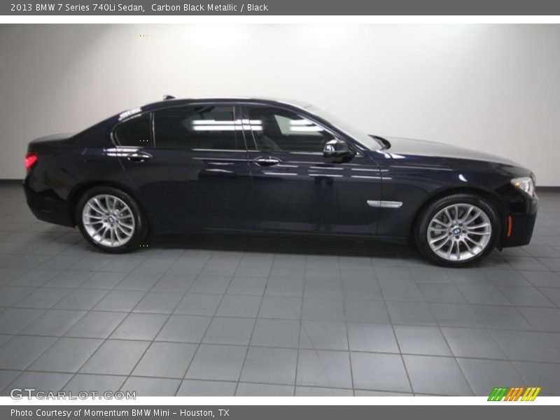 Carbon Black Metallic / Black 2013 BMW 7 Series 740Li Sedan