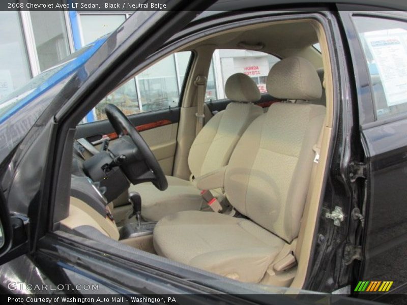 Front Seat of 2008 Aveo LT Sedan