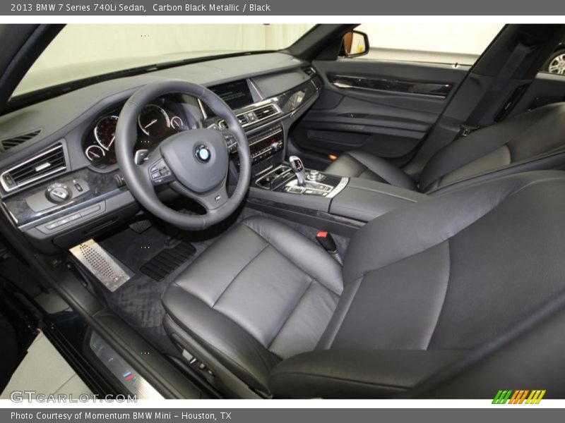 Black Interior - 2013 7 Series 740Li Sedan 