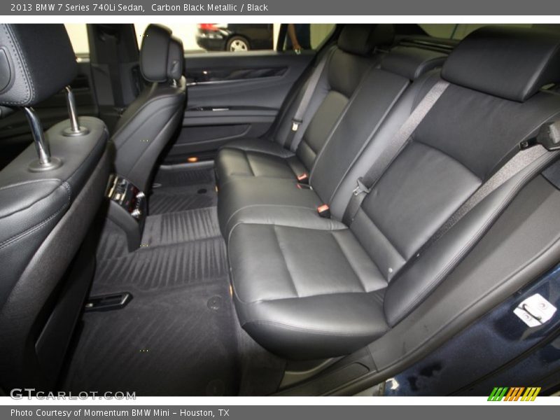 Rear Seat of 2013 7 Series 740Li Sedan