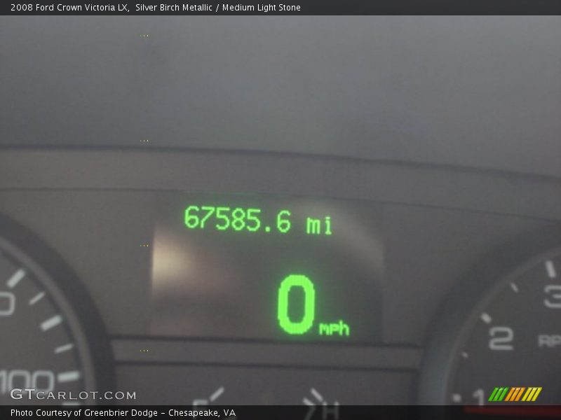 Silver Birch Metallic / Medium Light Stone 2008 Ford Crown Victoria LX