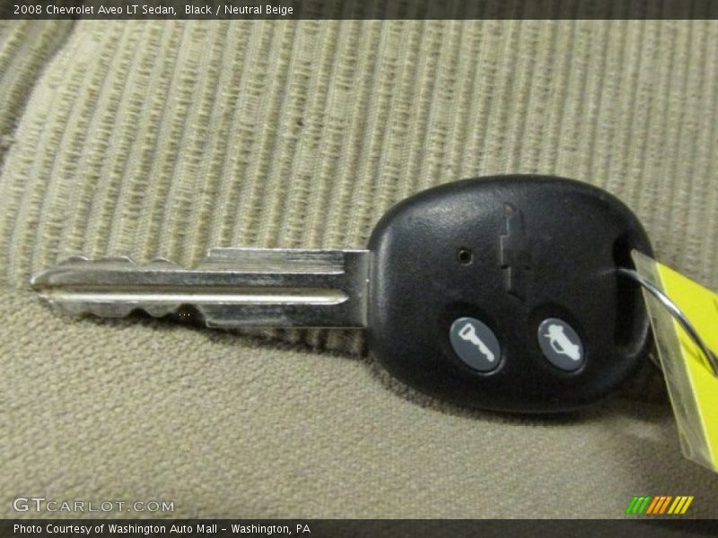 Keys of 2008 Aveo LT Sedan