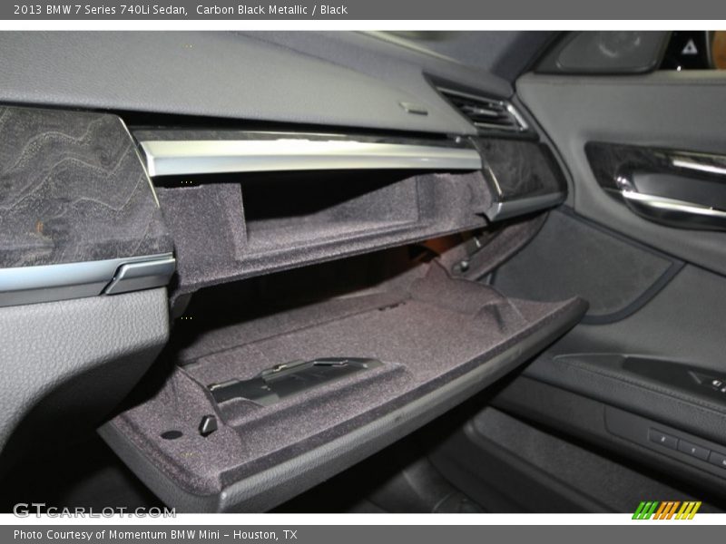 Carbon Black Metallic / Black 2013 BMW 7 Series 740Li Sedan