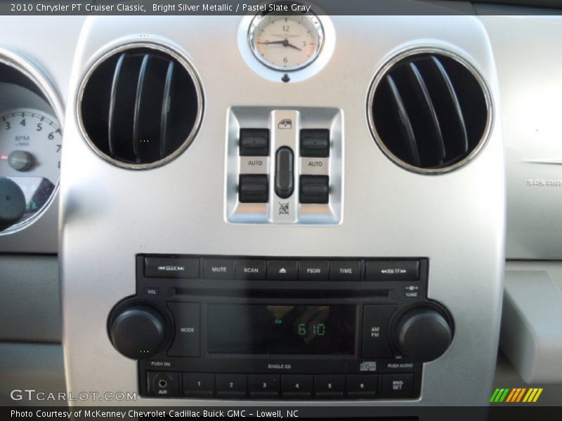 Controls of 2010 PT Cruiser Classic