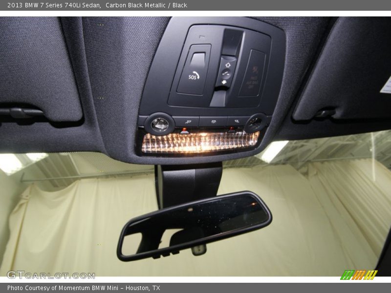 Carbon Black Metallic / Black 2013 BMW 7 Series 740Li Sedan