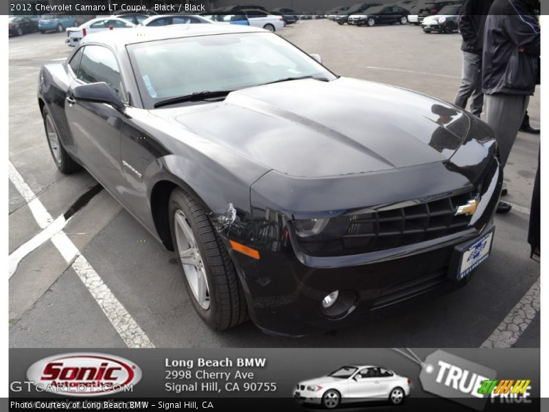 Black / Black 2012 Chevrolet Camaro LT Coupe