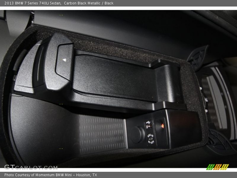Carbon Black Metallic / Black 2013 BMW 7 Series 740Li Sedan