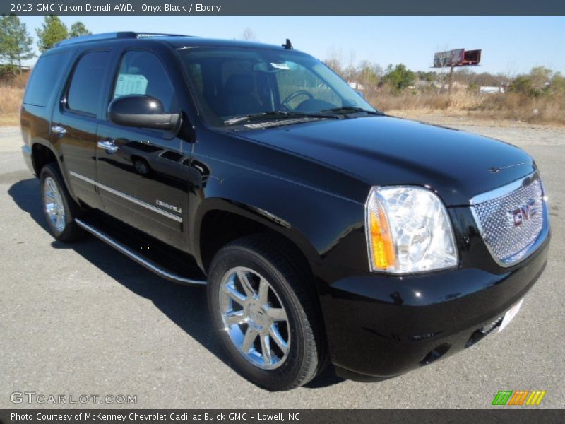 Onyx Black / Ebony 2013 GMC Yukon Denali AWD