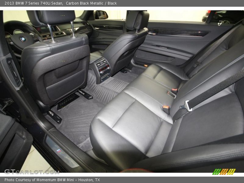 Rear Seat of 2013 7 Series 740Li Sedan