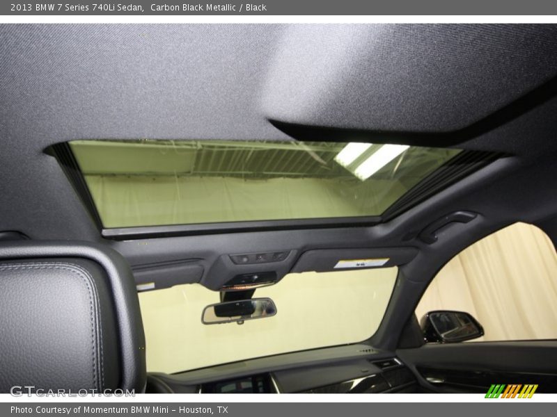 Carbon Black Metallic / Black 2013 BMW 7 Series 740Li Sedan