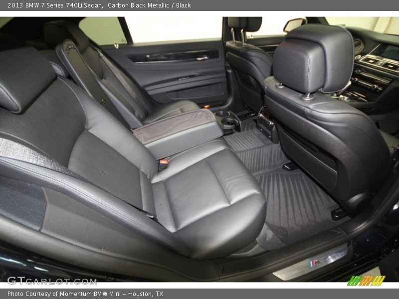 Rear Seat of 2013 7 Series 740Li Sedan