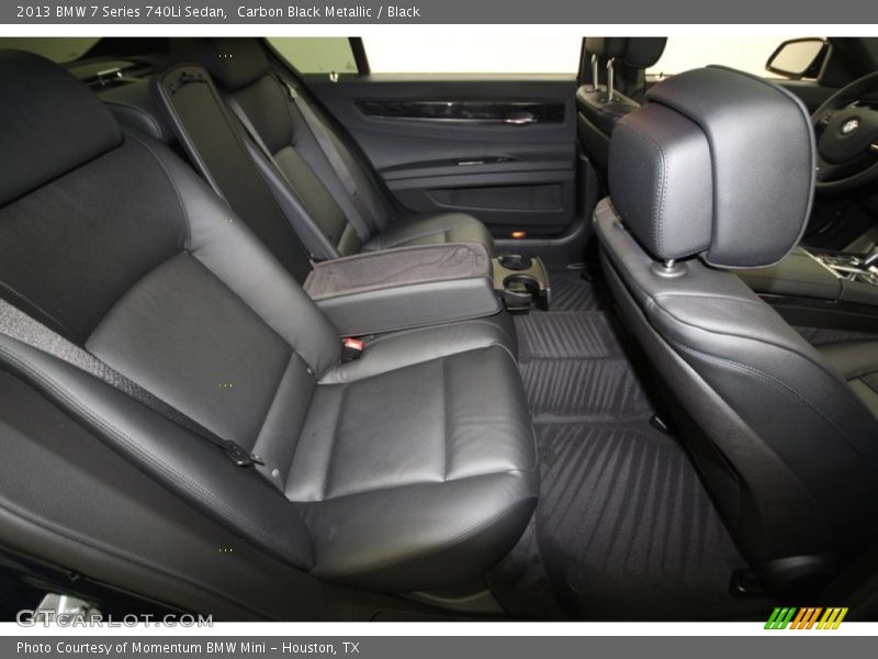 Rear Seat of 2013 7 Series 740Li Sedan