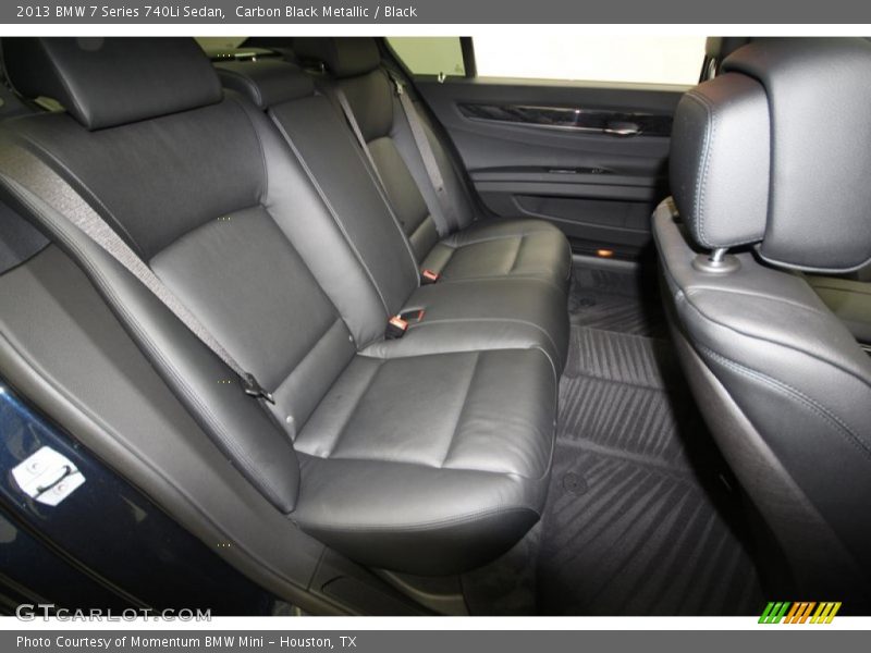 Rear Seat of 2013 7 Series 740Li Sedan