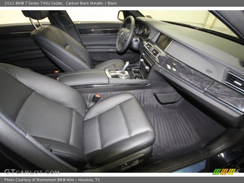 Front Seat of 2013 7 Series 740Li Sedan