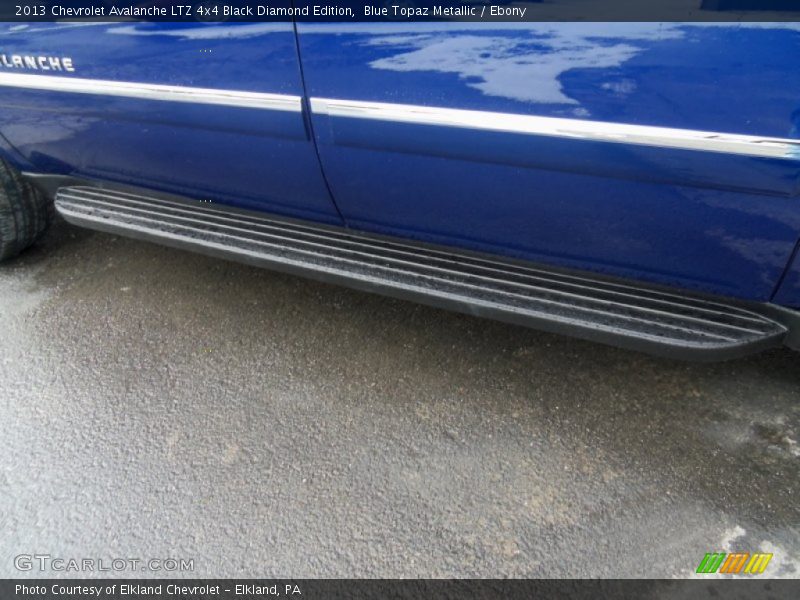 Blue Topaz Metallic / Ebony 2013 Chevrolet Avalanche LTZ 4x4 Black Diamond Edition