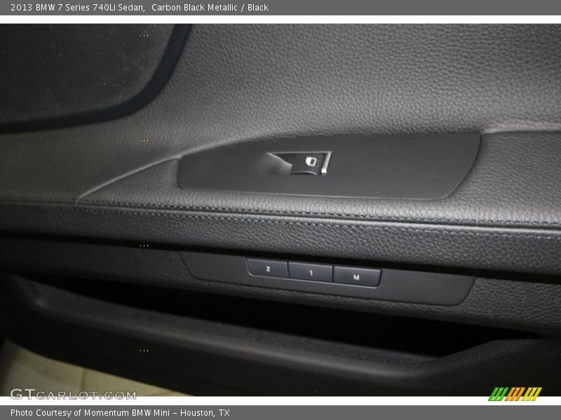 Carbon Black Metallic / Black 2013 BMW 7 Series 740Li Sedan