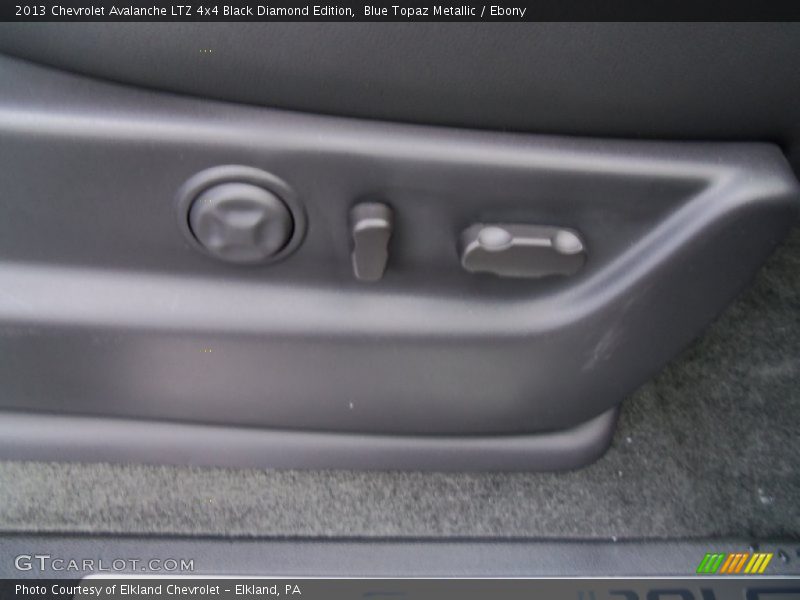 Blue Topaz Metallic / Ebony 2013 Chevrolet Avalanche LTZ 4x4 Black Diamond Edition