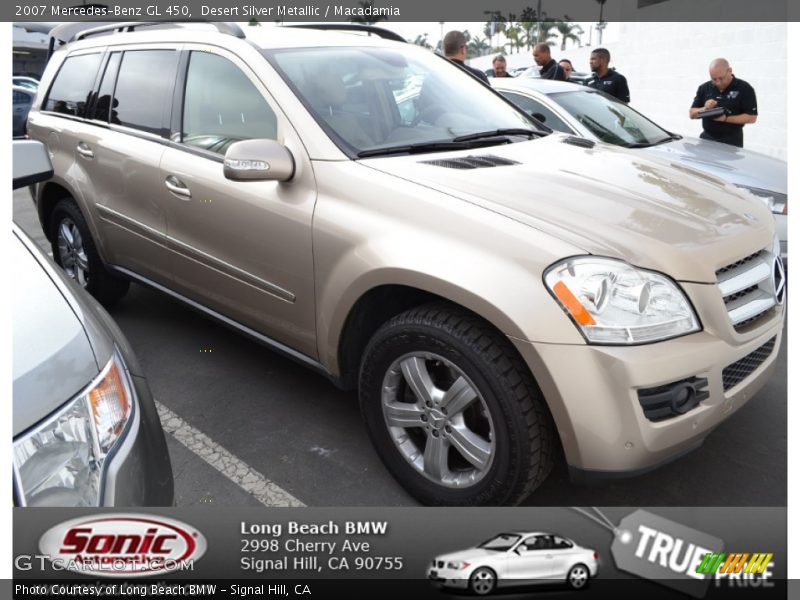 Desert Silver Metallic / Macadamia 2007 Mercedes-Benz GL 450