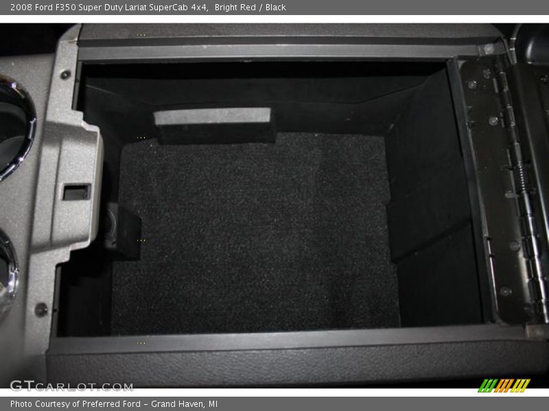 Bright Red / Black 2008 Ford F350 Super Duty Lariat SuperCab 4x4