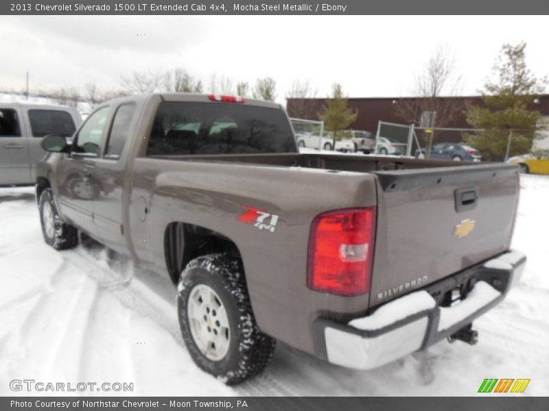 Mocha Steel Metallic / Ebony 2013 Chevrolet Silverado 1500 LT Extended Cab 4x4