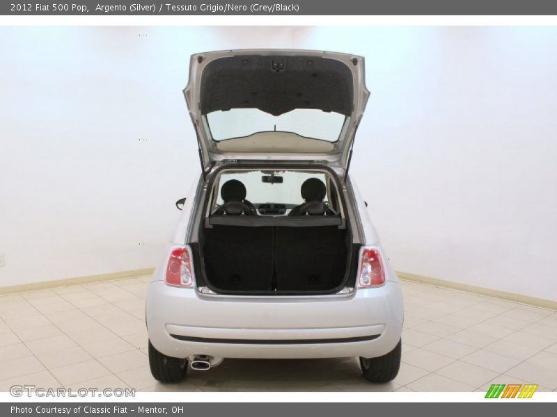 Argento (Silver) / Tessuto Grigio/Nero (Grey/Black) 2012 Fiat 500 Pop