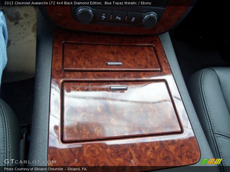Blue Topaz Metallic / Ebony 2013 Chevrolet Avalanche LTZ 4x4 Black Diamond Edition