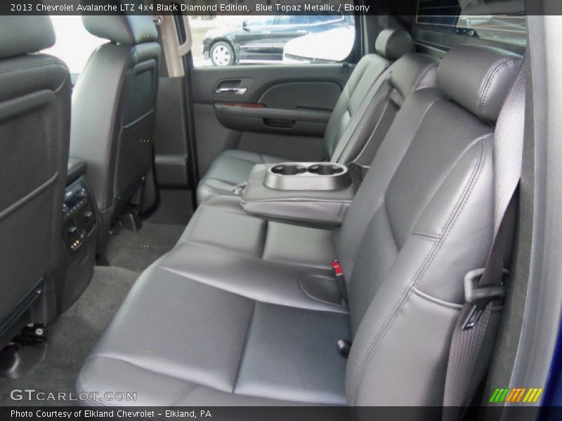 Blue Topaz Metallic / Ebony 2013 Chevrolet Avalanche LTZ 4x4 Black Diamond Edition