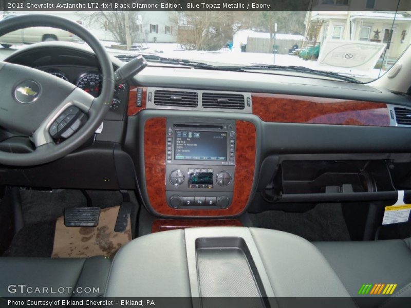 Blue Topaz Metallic / Ebony 2013 Chevrolet Avalanche LTZ 4x4 Black Diamond Edition