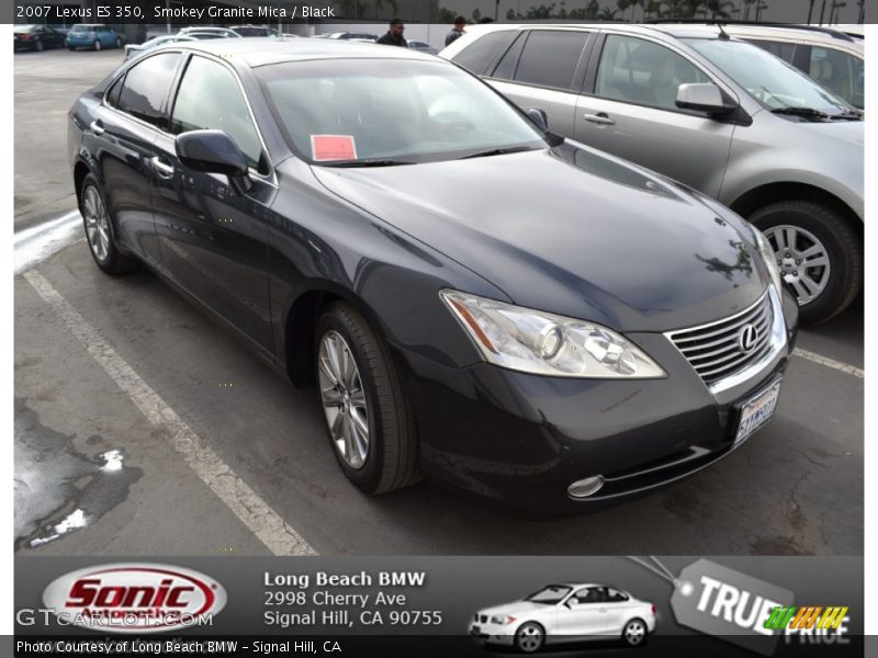 Smokey Granite Mica / Black 2007 Lexus ES 350