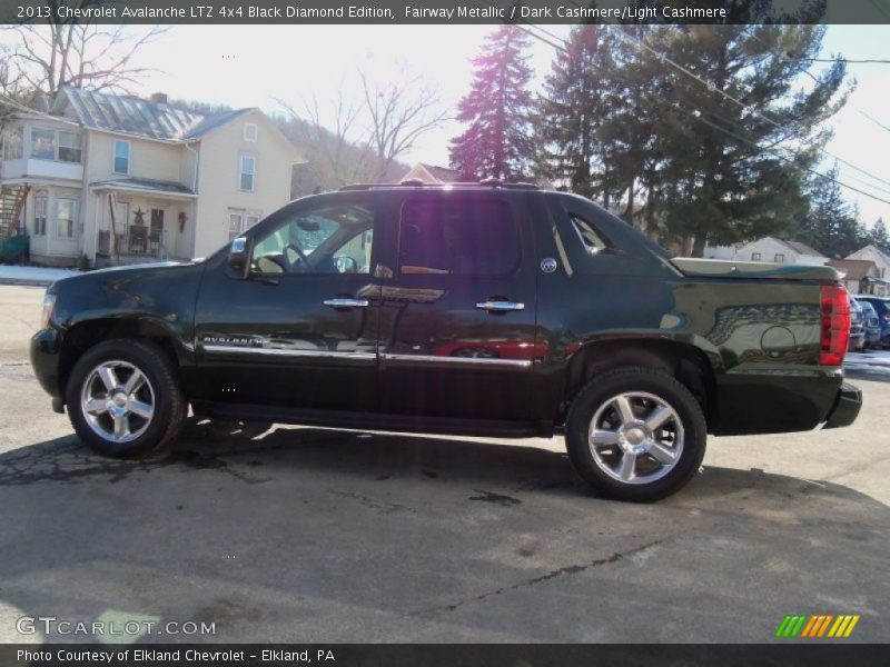 Fairway Metallic / Dark Cashmere/Light Cashmere 2013 Chevrolet Avalanche LTZ 4x4 Black Diamond Edition