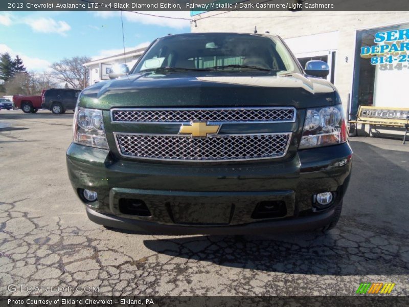 Fairway Metallic / Dark Cashmere/Light Cashmere 2013 Chevrolet Avalanche LTZ 4x4 Black Diamond Edition