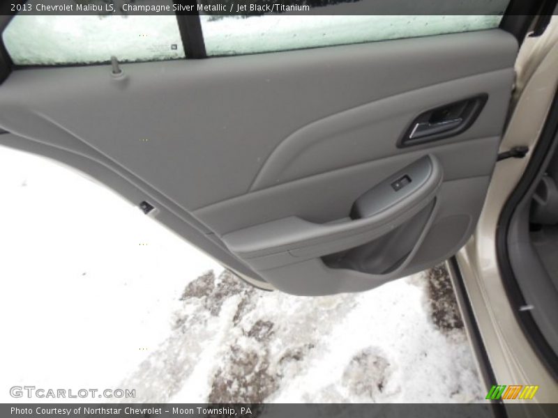 Champagne Silver Metallic / Jet Black/Titanium 2013 Chevrolet Malibu LS
