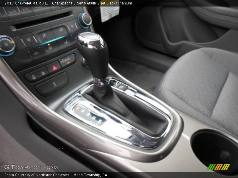 Champagne Silver Metallic / Jet Black/Titanium 2013 Chevrolet Malibu LS