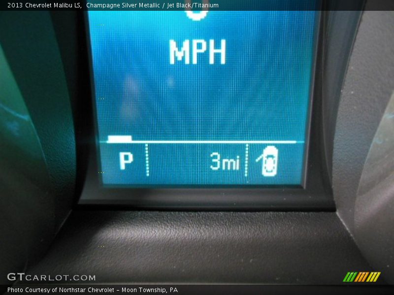 Champagne Silver Metallic / Jet Black/Titanium 2013 Chevrolet Malibu LS