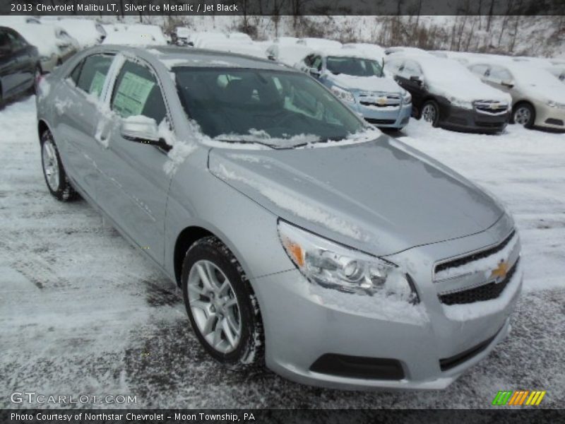 Silver Ice Metallic / Jet Black 2013 Chevrolet Malibu LT